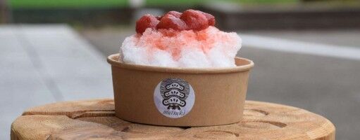 【富山のかき氷】氷見市のみで生産している、幻の”夏いちご”を使用したかき氷が期間限定で登場！