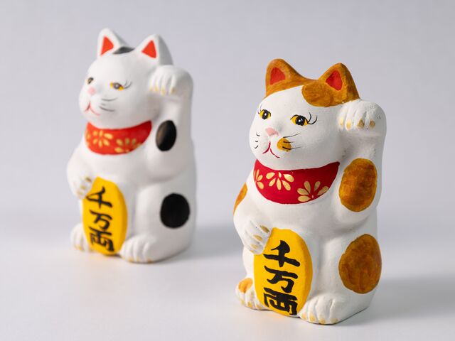 【とやまもの】表情が異なるのも手作りならでは『宇津彫刻店』の「招きねこ」をご紹介