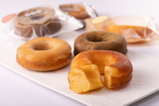 加積りんごのジャムがアクセント！　米粉ドーナツ3種誕生