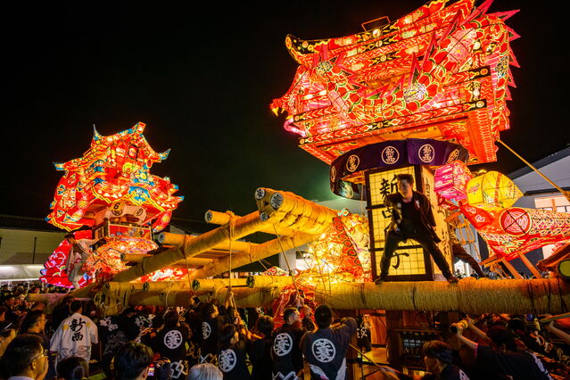 【富山イベント】小矢部市で『津沢夜高あんどん祭』が開催